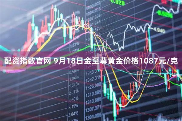 配资指数官网 9月18日金至尊黄金价格1087元/克